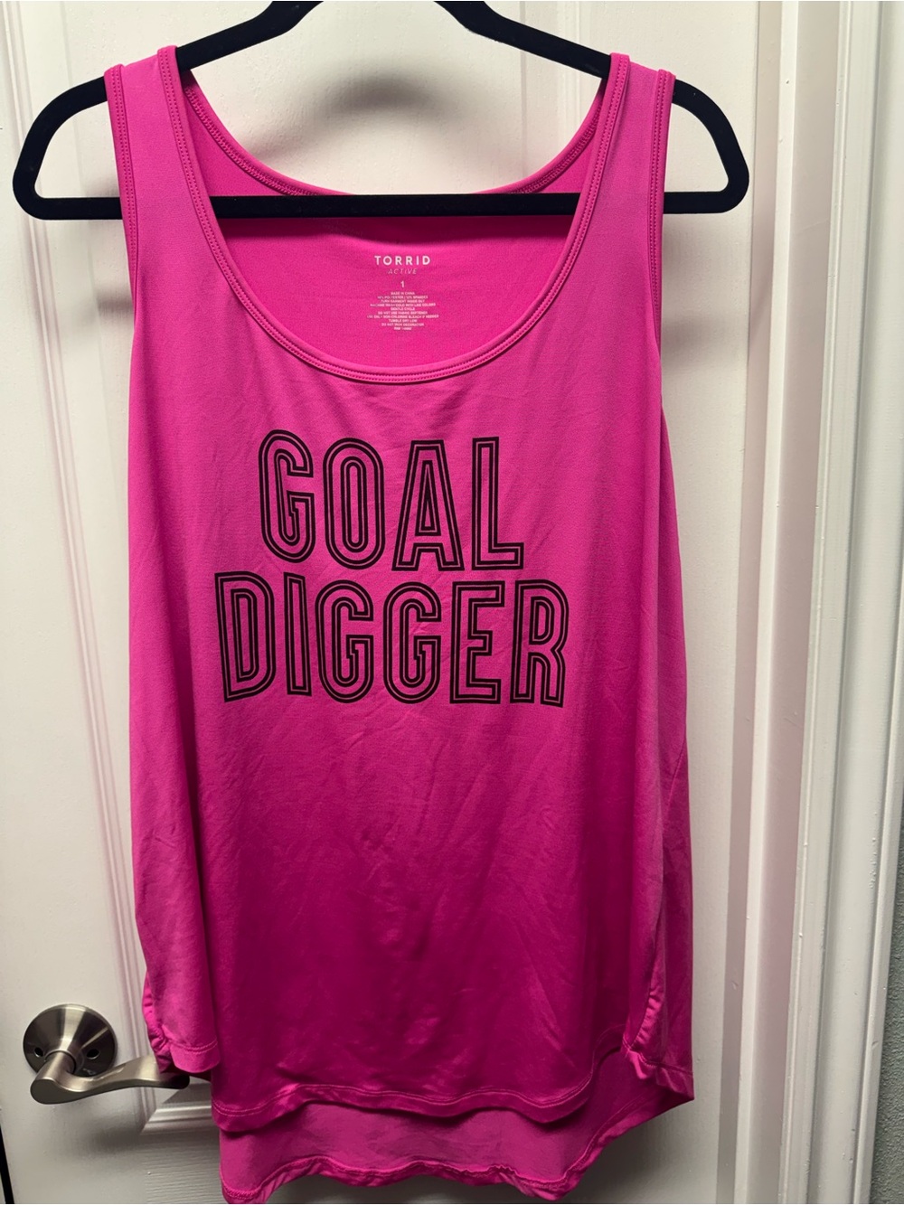 torrid Hot Pink 'Goal Digger' Graphic Tank